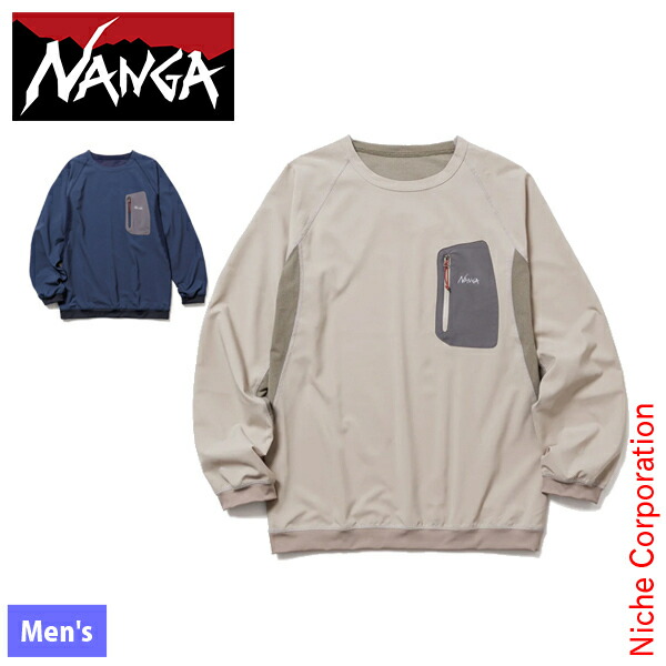 ナンガ ハイブリッドフレックスロングスリーブトップス N2500-1I516E アウトドア ウェア メンズ NANGA 男性 長袖 ジップ付きポケット 速乾性 nocu 9,196円