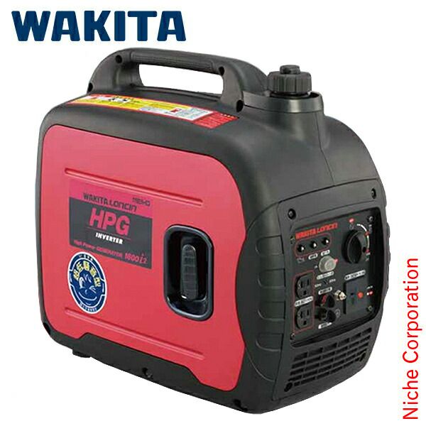 ワキタ インバーター発電機 HPG1600i2 非常 発電機 非常用 インバータ発電機 新品 防災 MEIHO メイホー｜ニッチ・エクスプレス