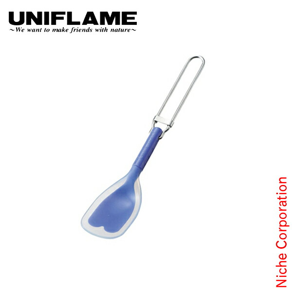 ご予約品】 ユニフレーム FDシリコンスプーン ブルー キャンプ 食器 スプーン アウトドア 調理器具 来客用 新生活 カトラリー フォールディング  折りたたみ キャンプ用品 キャンプ用食器 テーブルウェア
