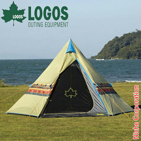 【美品♪】LOGOS ロゴス「ナバポ Tepee300」テント 71806501 LOGOS ナバホ Tepee 300-BB|ギア|テント|ワンポール|製品情報