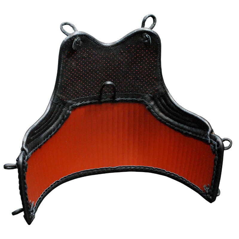 剣道胴 剣道防具 胴 50本型黒石目胴 胴紐付き 非対称a 送料無料 胸付