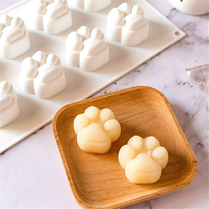 楽天市場】シリコン型 シリコンモールド うさぎ型 6個付 ウサギ