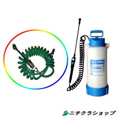業務用 蓄圧式 泡洗浄機 泡洗浄器 グロリア ＦＭ５０　エアホース付きエアチャック　セット品【RCP】 28,724円