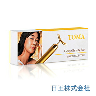 TOMA 24K U型陰電子美容器 美容棒 美顔器 ゲルマニウム工業