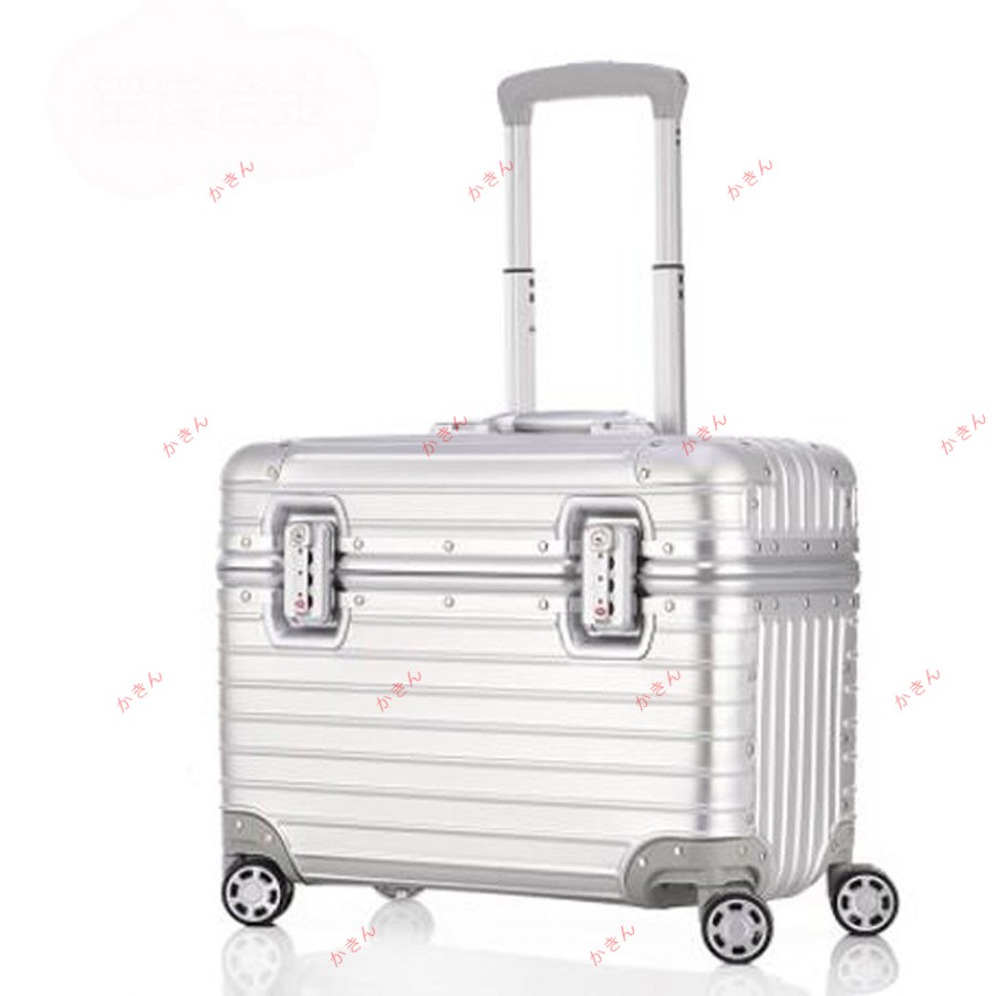 アルミ製スーツケースTSAロック搭載 機内持ち込み トランク アルミ合金ボディ 旅行用品 18インチ 6色キャリーバッグ