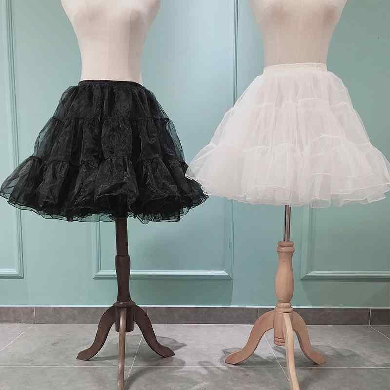 スカート レディース ロリータ 無骨 ソフトチュール ペチコート ふんわり cos コスプレ ハロウィン