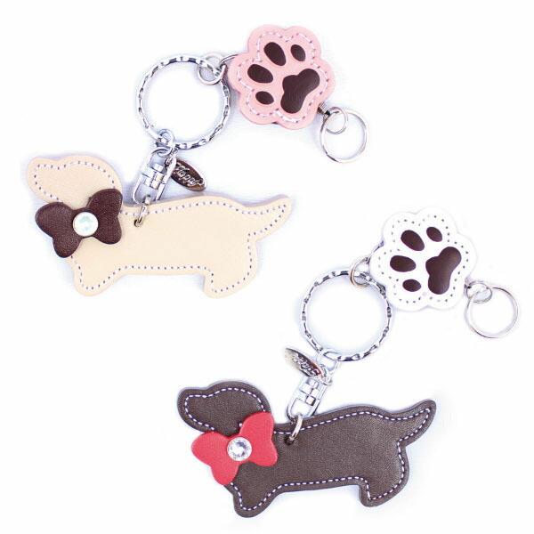 楽天市場】Happy ダックスフンド 花 イニシャル チェーン バッグ