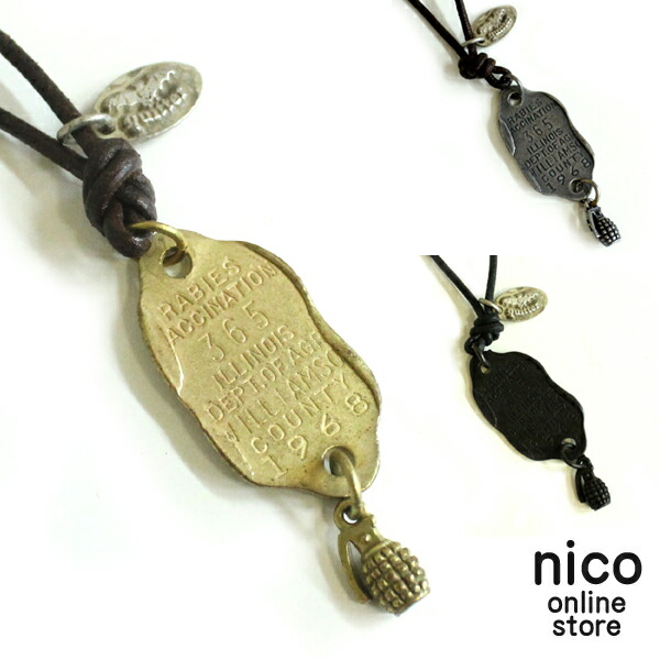 楽天市場】メンズ アクセサリー ネックレス 革紐 ヴィンテージ加工