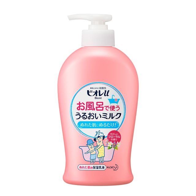 【送料無料】★まとめ買い★　花王　ビオレｕ　お風呂で使ううるおいミルク　無香料　300ｍｌ　×24個【イージャパンモール】 4901301342416.jpg