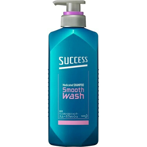 6~10個セット まとめ買い 花王 サクセス リンスのいらない 薬用シャンプー スムースウォッシュ 本体 400ml|NicoBase