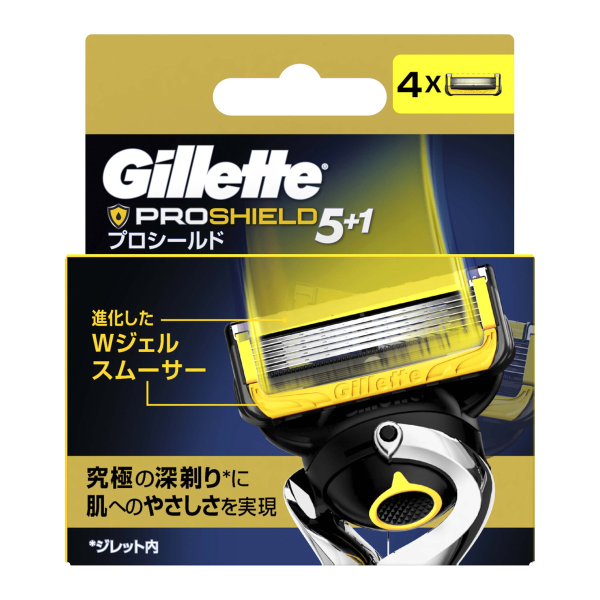 6～10個セット まとめ買い ジレット Gillette プロシールド 替刃4コ入｜NicoBase