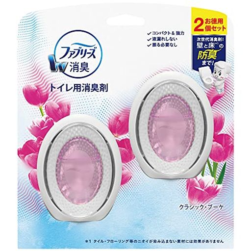 5個セット ファブリーズ 消臭芳香剤 トイレ用 クラシック・ブーケ 6mL×2個
