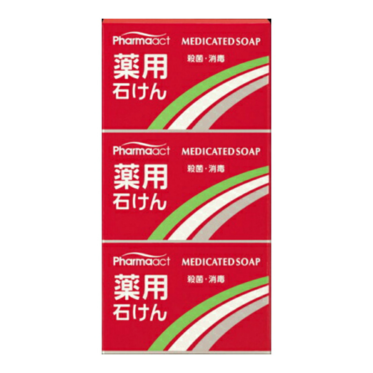 【入れもの売りわたす】 36個仕掛ける ファーマアクト 薬用石ケン (100g*3コ入)