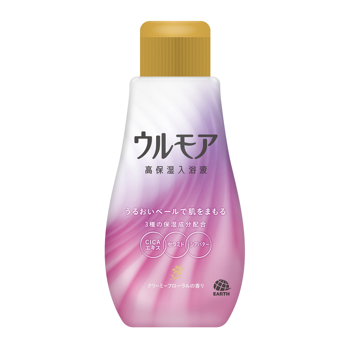 6～10個セット まとめ買い アース製薬　ウルモア　高保湿入浴液　クリーミーフローラル　600ml・乳白色　液体 入浴剤