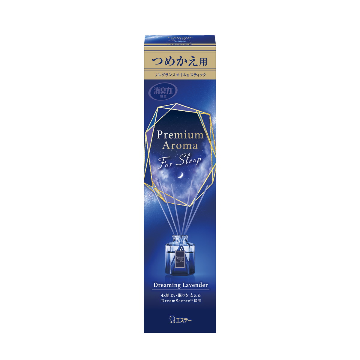 6～10個セット まとめ買い エステー お部屋の消臭力 プレミアムアロマ Premium Aroma For Sleep Stick つめかえ ドリーミングラベンダー 50ml
