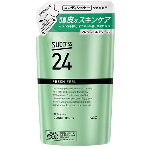 6～10個セット まとめ買い サクセス24 フレッシュフィールコンディショナー つめかえ用 320ml 花王