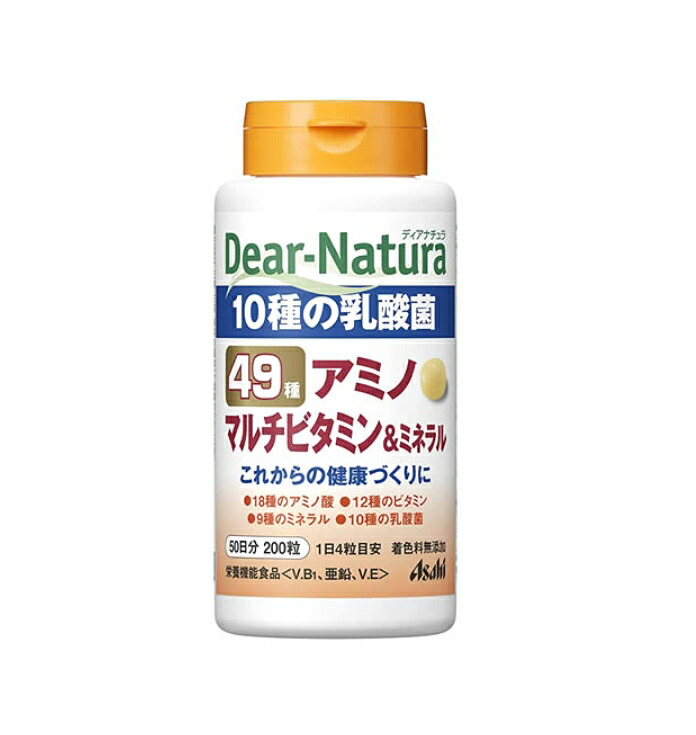 24個書き割り まとめ買い アサヒ ディアナチュラ 49意中の女ノ マルチヴィタミン＆鉱物 50日分 (200粒) 栄養素役立つこと食料雑貨類