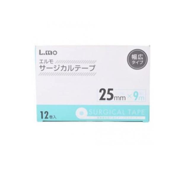 6～10個仕掛ける まとめ買い 日進医療器 エルモ サージカルテープ (25mm×9m) 12巻入