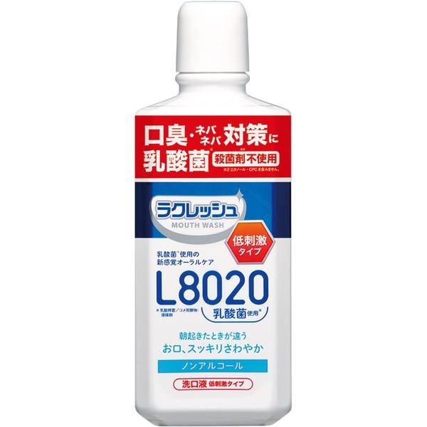 6~10個セット まとめ買い ジェクス ラクレッシュ マイルド マウスウォッシュ 本体 450ml (約23日分) ノンアルコール 低刺激タイプ 洗口液 L8020乳酸菌 アップルミント風味(4973210995694)|NicoBase