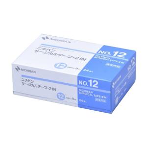 3～5個セット まとめ買い ニチバン サージカルテープ21N 12mm×9m STN12 不織布 白 ガーゼ固定