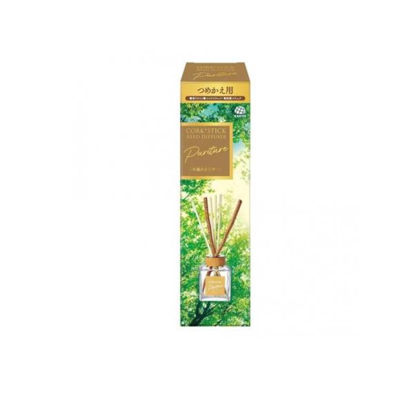 3～5個セット まとめ買い アース製薬 Sukki-ri CORK+STICK 木漏れ日の中で 詰替 置き型タイプ 消臭 芳香剤 室内用 清掃