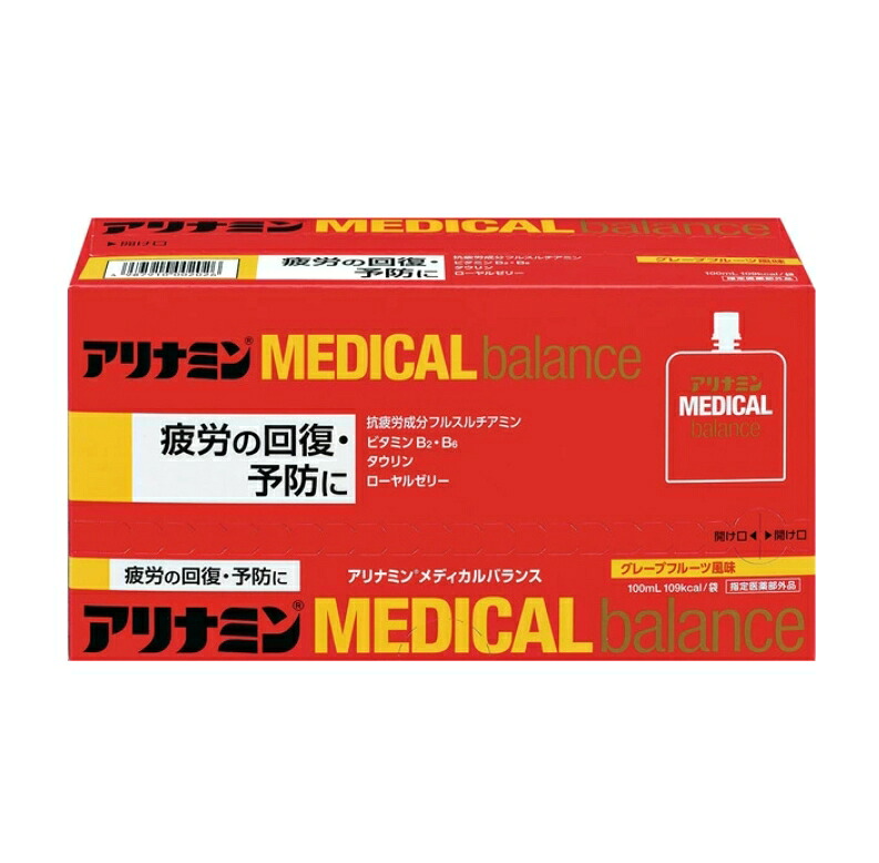 6～10個セット まとめ買いアリナミン製薬 アリナミン メディカルバランス グレープフルーツ風味 6コ バランス栄養食品 栄養補助食品 栄養ドリンク 健康食品 gﾌﾙｰﾂ 100ml&times;6｜NicoBase