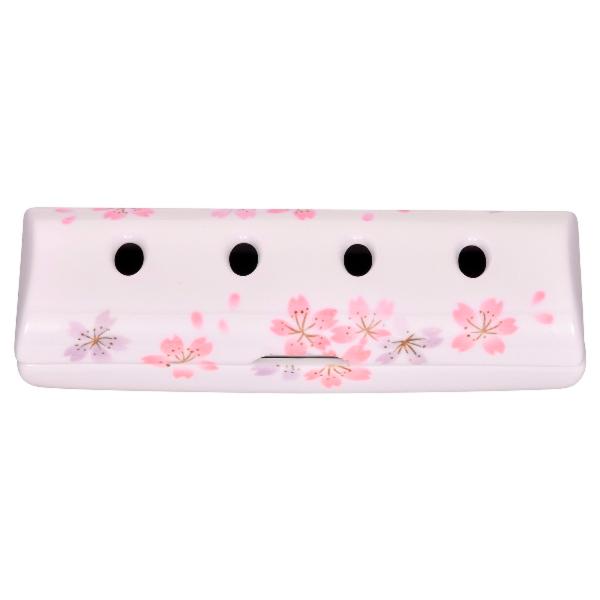 6～10個書き割り まとめ買い 寝かせる線香皿 大 桜花柄(1個)
