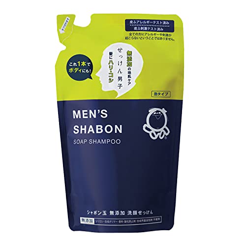 3～5個セット まとめ買い シャボン玉石けん メンズ シャボンソープ シャンプー つめかえ 420ml