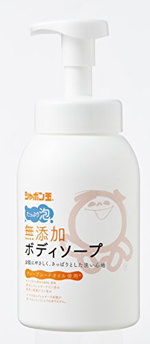 6～10個セット まとめ買い シャボン玉　無添加　ボディソープ たっぷり泡 本体 570ml