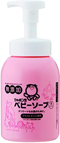 楽天市場】シャボン玉せっけん ベビーソープ泡タイプ 本体 450ml
