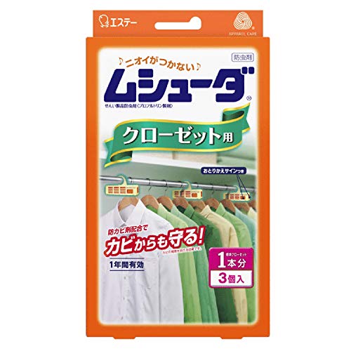 6～10個書き割り まとめ買い エステー ムシューダ 1年次効果のある 殺虫剤剤 収納家具用 3個入