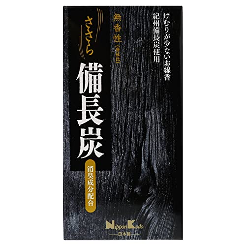 6～10個セット まとめ買い 日本香堂　ささら　備長炭　無香性　バラ詰　お線香
