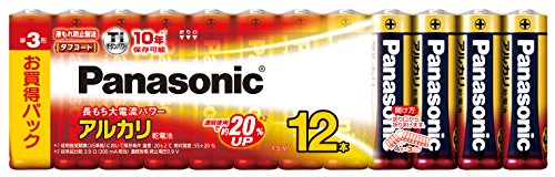 6～10個セット まとめ買い パナソニック　アルカリ乾電池　単3形12本パック　LR6XJ/12SW