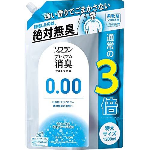 6～10個書き割り まとめ買い ソフランプレミアム消臭 ウルトラ無し 延性のある剤 詰め替え 1200ml