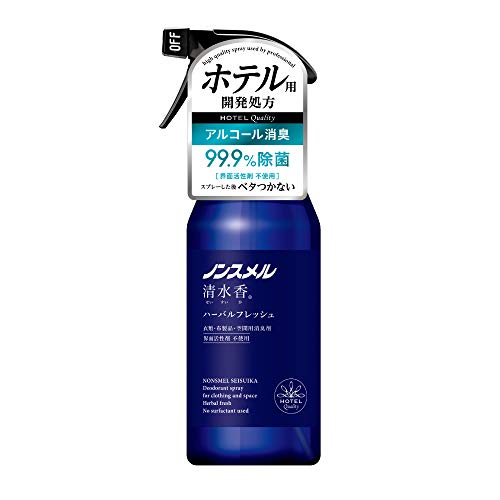 6～10個セット まとめ買い 白元アース　ノンスメル　清水香　ハーバルフレッシュの香り　本体　400ml　消臭スプレー
