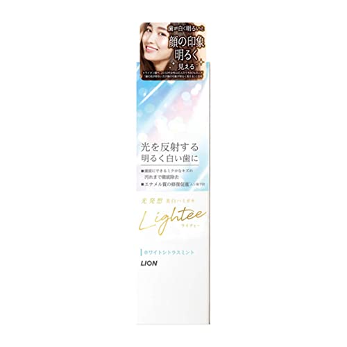 6～10個セット まとめ買い ライオン Lightee　ライティ　ハミガキ　ホワイトシトラスミント100g｜NicoBase