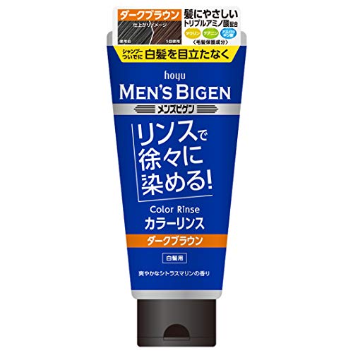 6～10個セット まとめ買い ホーユー メンズビゲン カラーリンス ダークブラウン 160g