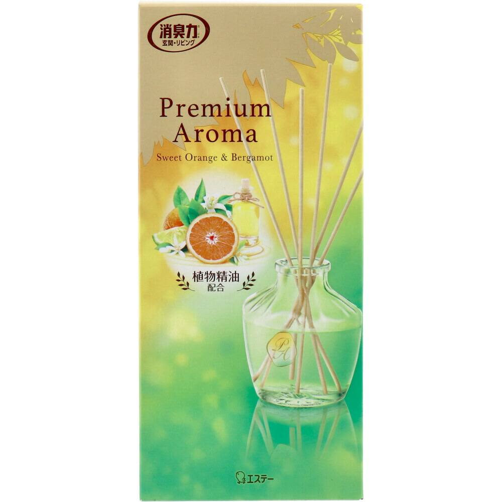 6～10個セット まとめ買い エステー　消臭力　プレミアムスティック 　スイートオレンジ＆ベルガモット　65ml