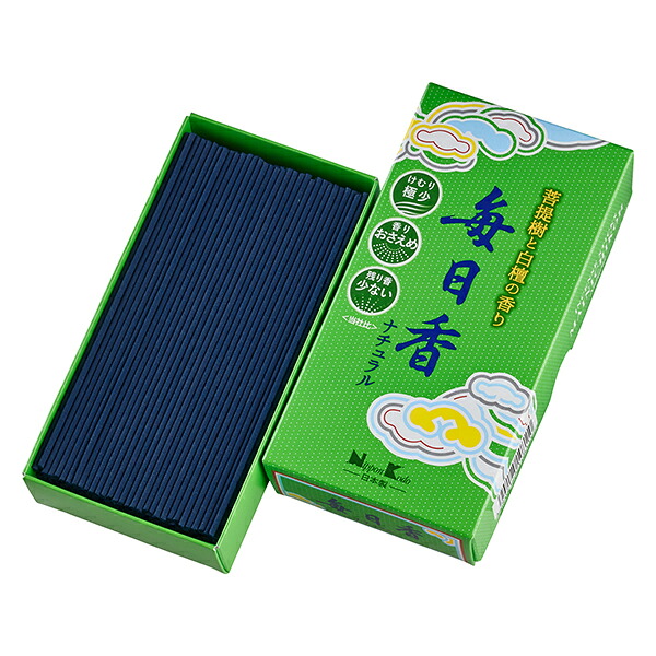 6～10個セット まとめ買い 日本香堂　毎日香　ナチュラル　バラ詰　約140g　お線香
