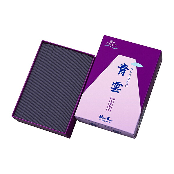 3~5個セット まとめ買い 日本香堂 青雲 バイオレット 徳用大型 バラ詰め 約275g お線香|NicoBase
