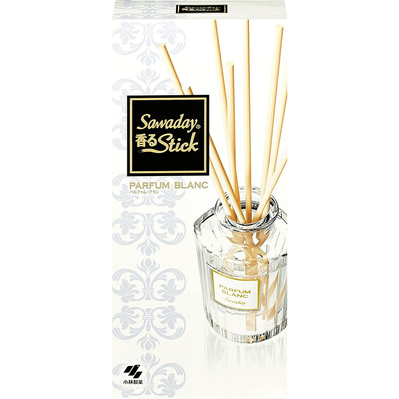 6～10個セット まとめ買い 小林製薬　サワデー　香るスティック　パルファム ブラン　本体 　70ml