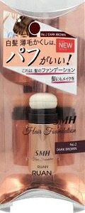 6~10個セット まとめ買いスーパーミリオンヘアーSMHヘアファンデーション スティックタイプ ダークブラウン 3g|NicoBase