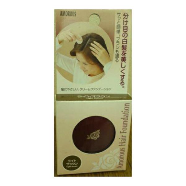 6～10個セット まとめ買いアモロス ヘアファンデーションA ライトブラウン 白髪用一時着色料 ヘアカラー ヘアケア Lﾌﾞﾗｳﾝ 5g｜NicoBase