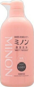 6～10個仕掛ける まとめ買い第一三共 ミノン 五体シャンプー しっとり手合い本体 上半身石ケン 二階建てバス 上半身世話をする 素はだ世話をする 450ml