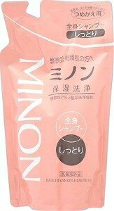 6～10個仕掛ける まとめ買い第一三共 ミノン 体制シャンプー しっとり印字機 詰替 上半身石ケン詰替え用 2階建てバス 上半身世話をする 人はだ世話をする 380ml