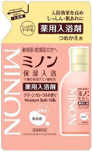 6～10個仕掛ける まとめ買い第一三共 ミノン 薬用保湿一風呂剤 つめかえ用 一風呂剤 二階建てバス 上半身世話をする 素はだ世話をする 400ml