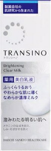 6～10個仕掛ける まとめ買い第一三共 トランシーノ 薬用ブライトニングクリアミルク UV世話をする 根本原理かざり付ける品 素はだ世話をする ﾐﾙｸ 100ml