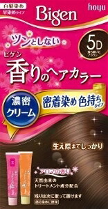 6～10個仕掛ける まとめ買いホーユー ビゲン 芳ばしさの髪の毛色つや 皮膚軟化剤 5D 白髪用髪の毛色つや 髪の毛色つや 髪の毛世話をする 40+40g