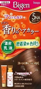 6～10個セット まとめ買い ホーユー ビゲン 香りのヘアカラー 乳液 5NA 白髪用ヘアカラー ヘアカラー ヘアケア 40g+60ml