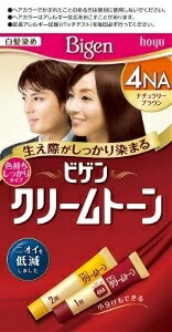 6~10個セット まとめ買いホーユー ビゲン クリームトーン ナチュラリーブラウン 4NA 白髪用ヘアカラー ヘアカラー ヘアケア 4NA 40+40g|NicoBase